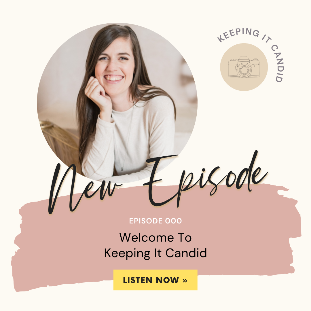 Graphic for new episode of Keeping It Candid: Wedding Photography Unfiltered with Sandra Henderson